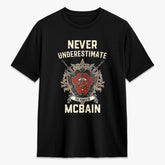 McBain Tartan Crest 2D T-shirt - Never Underestimate Style